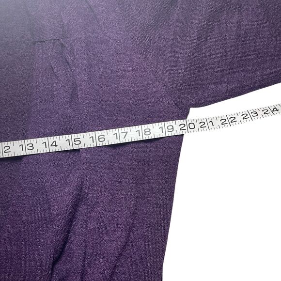 California Bloom Purple Women's Cardigan Sweater Size M - Picture 8 of 10